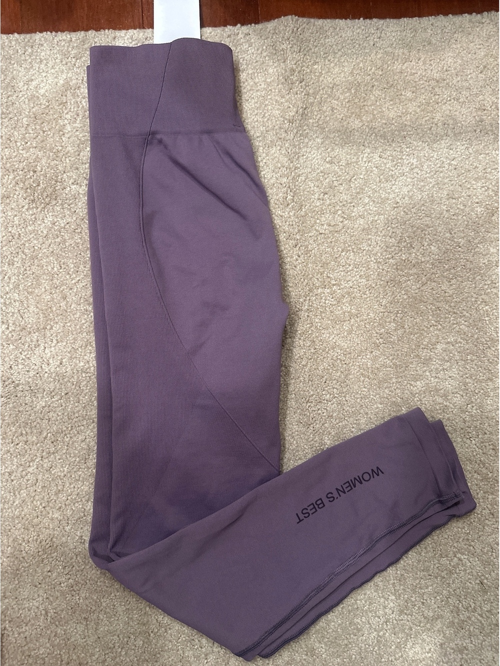 (2)Women's Best Renew Seamless Leggings in Frosted Lilac, Size Large